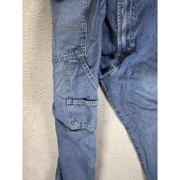 Levis Carpenter Jeans Mens 44x30 Blue Baggy Loose Straight Vintage Y2k 2007 - Picture 13 of 16